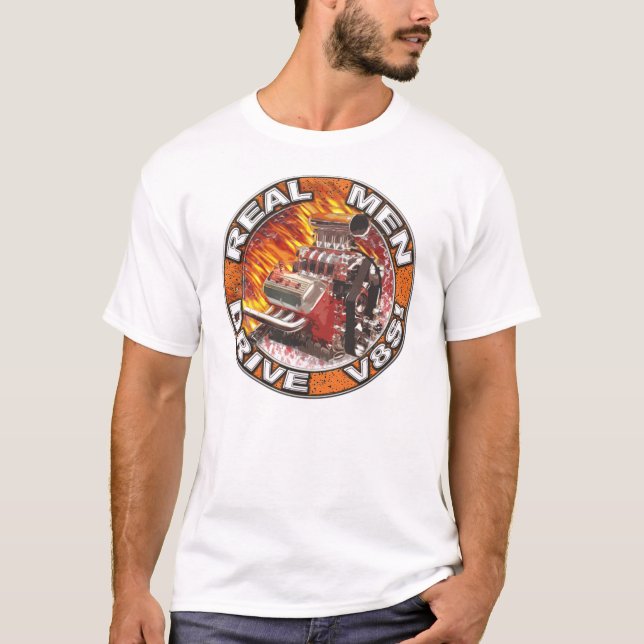 Camisa real de la impulsión V8s de los hombres (Anverso)