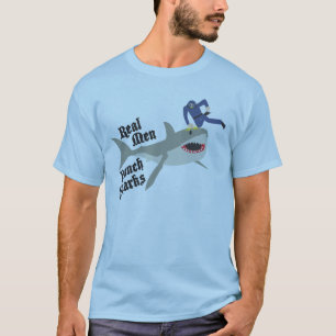 Camisa real de los tiburones del sacador de los