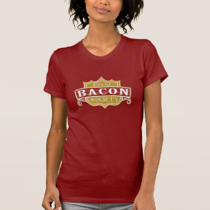 Camisa real del logotipo de la sociedad del tocino