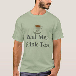 Camisa real del té de la bebida de los hombres
