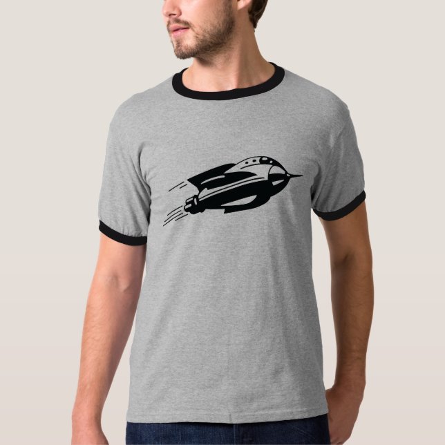 Camisa rechoncha negra clásica (Anverso)