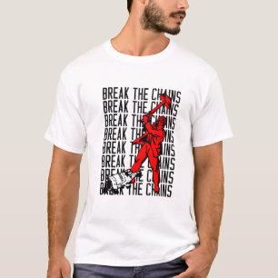 Camisa recta del borde. Propaganda soviética de l