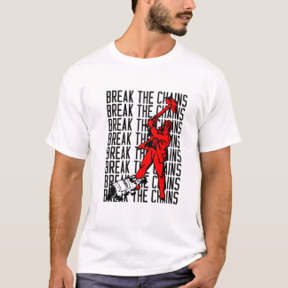 Camisa recta del borde. Propaganda soviética de la