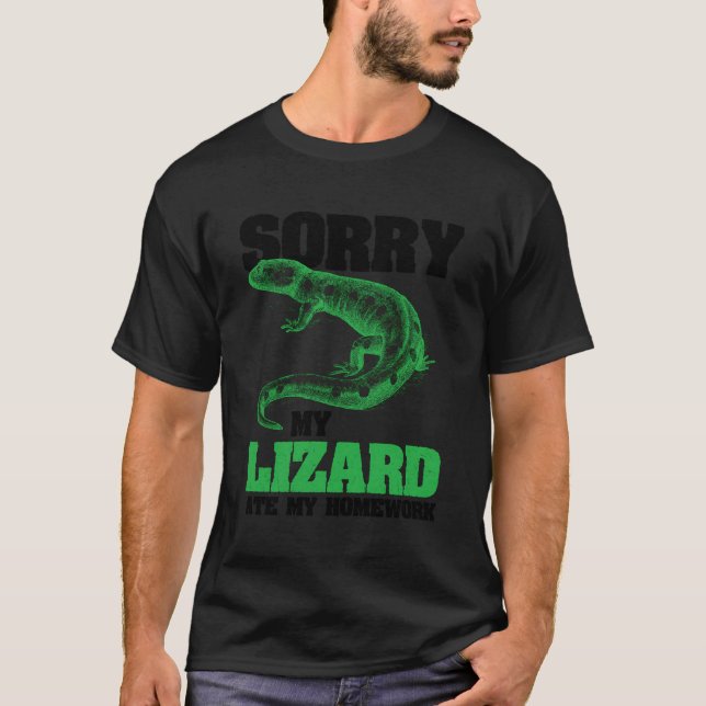 Camisa Reptile Graciosa - Mi Lizard Se Comía Mi Ca (Anverso)