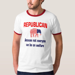 Camisa republicana divertida del bienestar