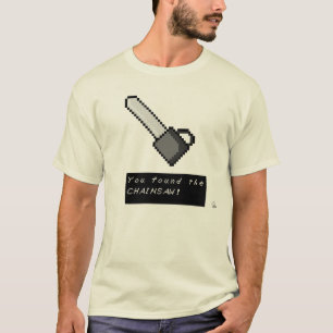 Camisa retra de la motosierra del videojugador