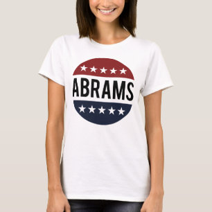 Camisa retra del botón de Stacey Abrams del voto