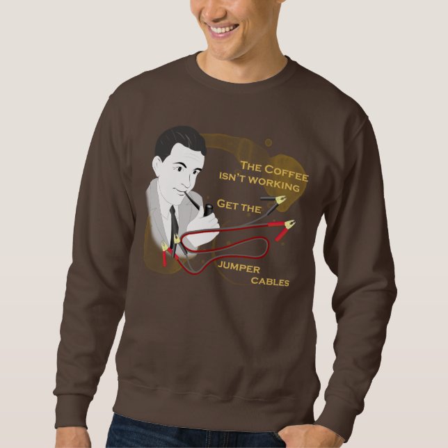 Camisa retra divertida del café del papá (Anverso)