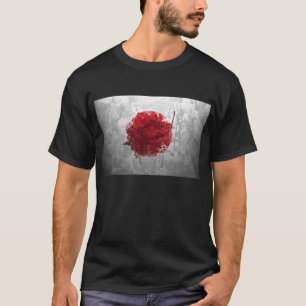 Camisa retra fresca de la bandera de Japón