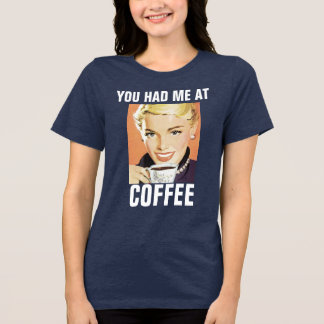 CAMISA RETRO DE CHICA DE CAFE