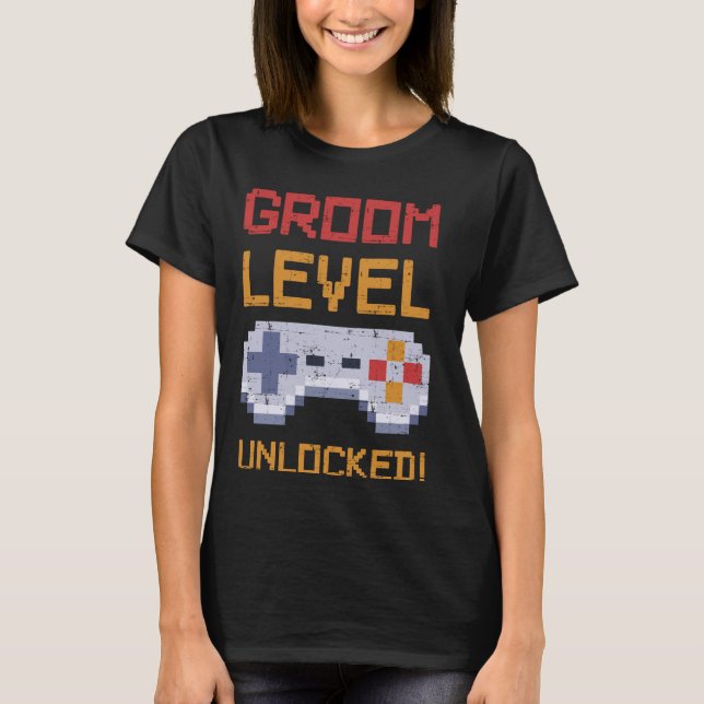 Camisa Retro de Nivel de Novio Desbloqueado para J (Anverso)