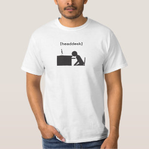 camisa (reversa) del headdesk