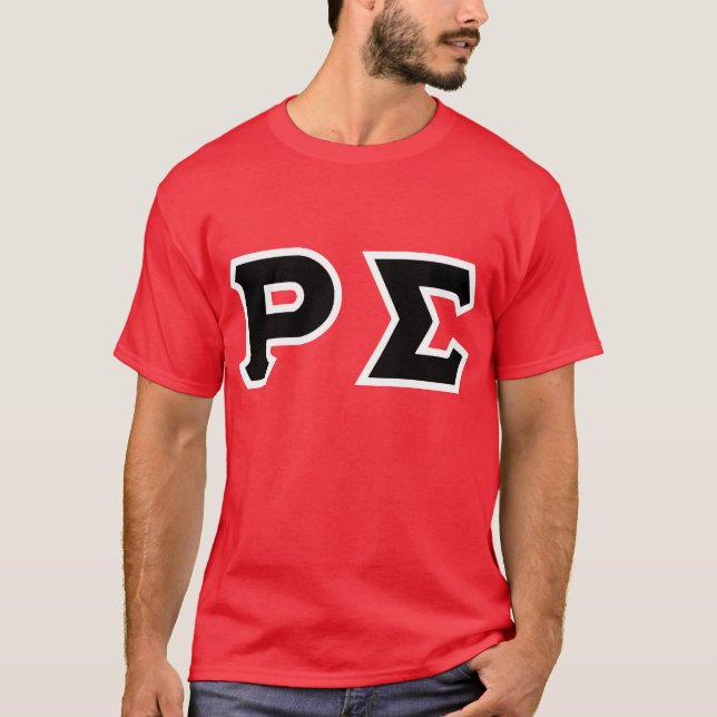 CAMISA ROJA CON LAS LETRAS NEGRAS (Anverso)
