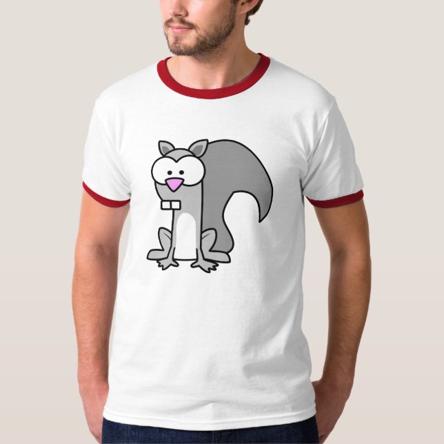 Camisa roja de la ardilla de la manga (Anverso)