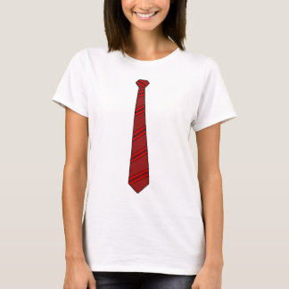 Camisa roja de la corbata