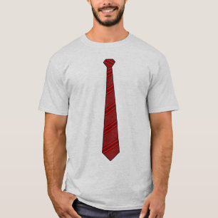 Camisa roja de la corbata