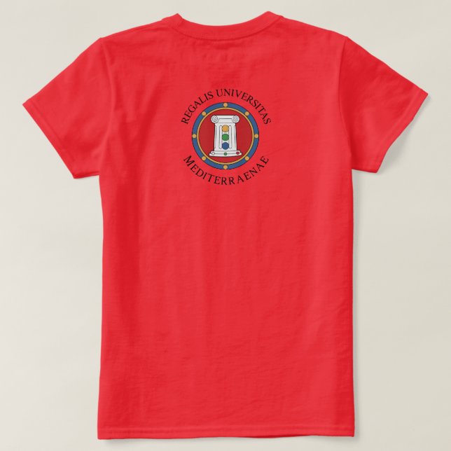 Camisa roja de RUM (Reverso del diseño)