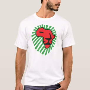 Camisa roja de Waka Waka África de la melena del