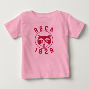 Camisa roja del niño del logotipo de RGCA