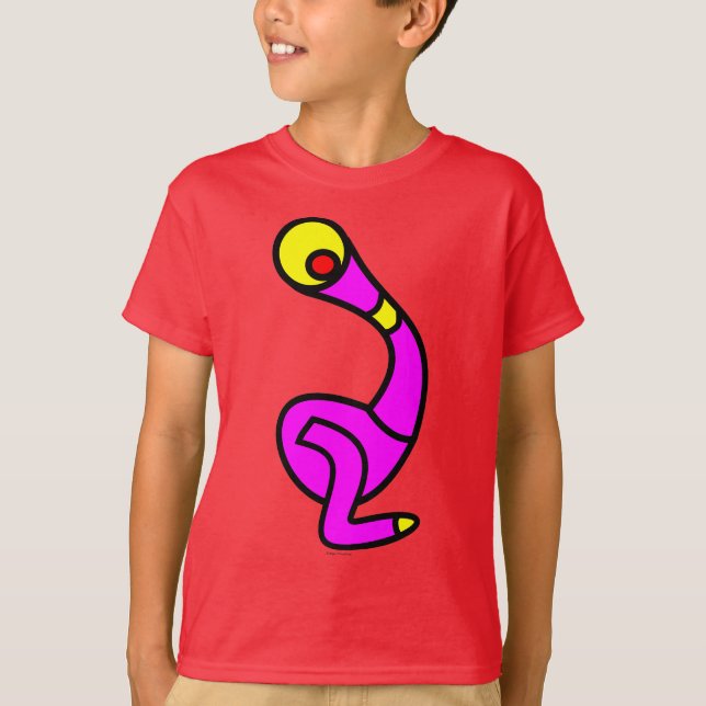 camisa roja divertida (Anverso)
