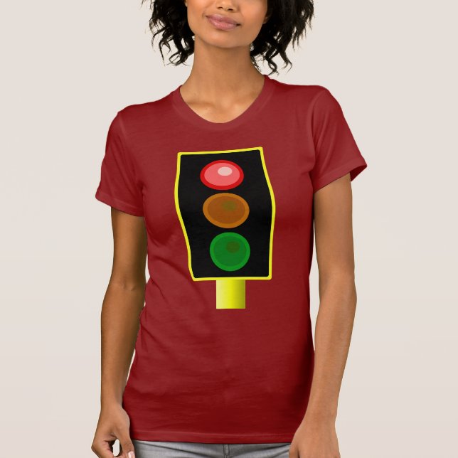 Camisa roja para mujer del semáforo (Anverso)