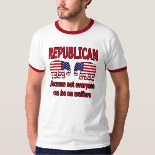 Camisa roja republicana del bienestar