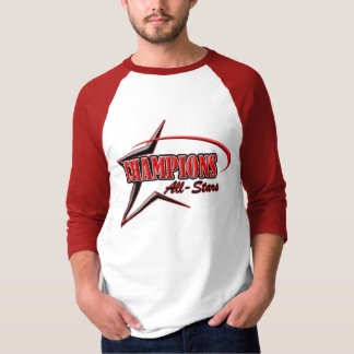 Camisa roja y blanca de la competencia