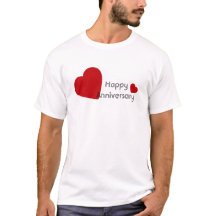 Camisa Romántica Feliz Aniversario