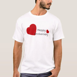 Camisa Romántica Feliz Aniversario