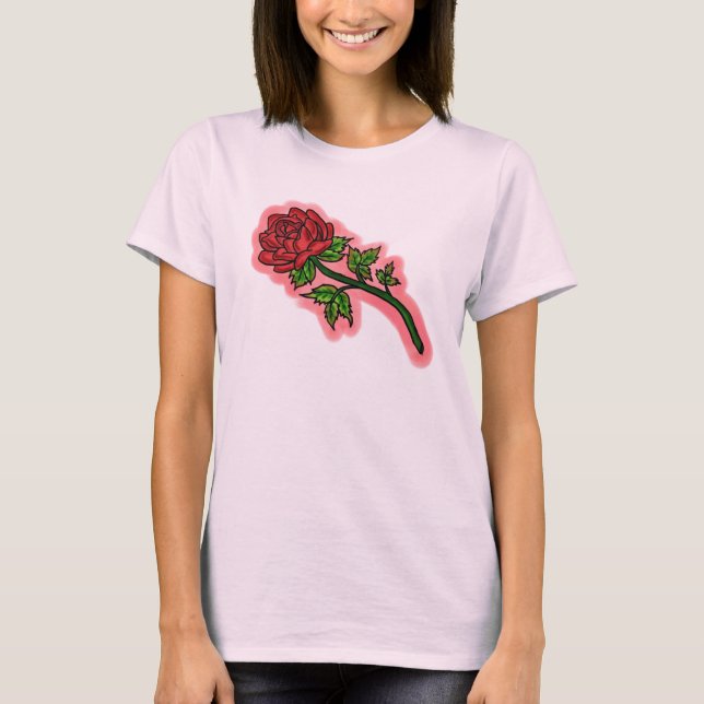 Camisa rosa acuarela (Anverso)