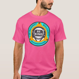 Camisa rosada anti del casco del día de la camisa