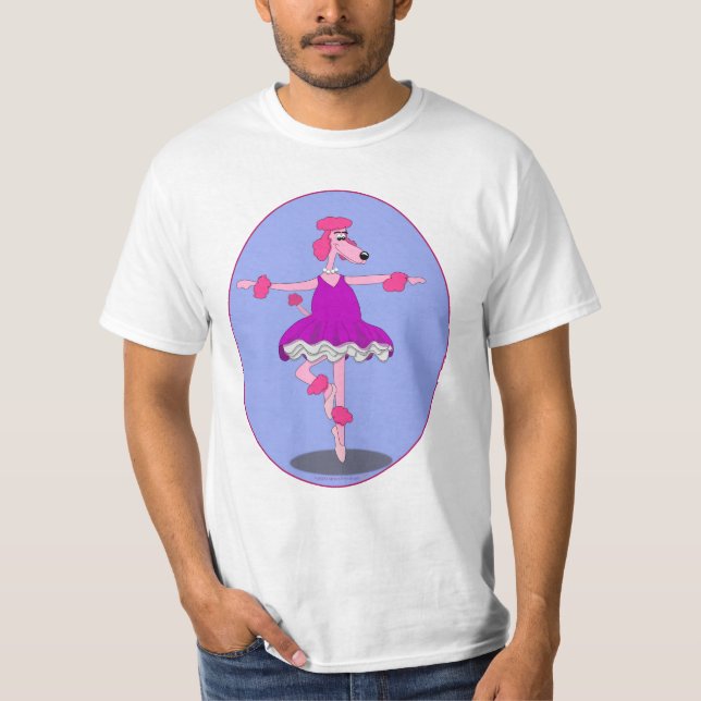 Camisa rosada de la bailarina del caniche (Anverso)
