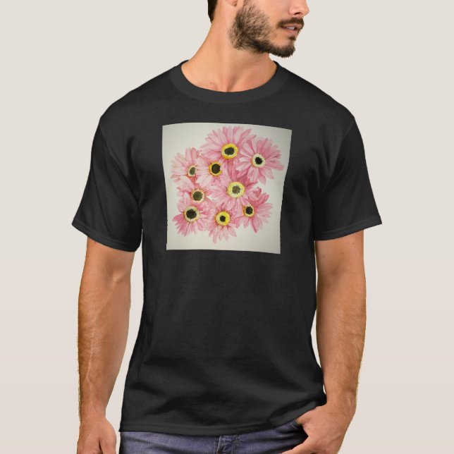 Camisa rosada de la flor (Anverso)