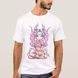 Camisa rosada de la hada de la cinta