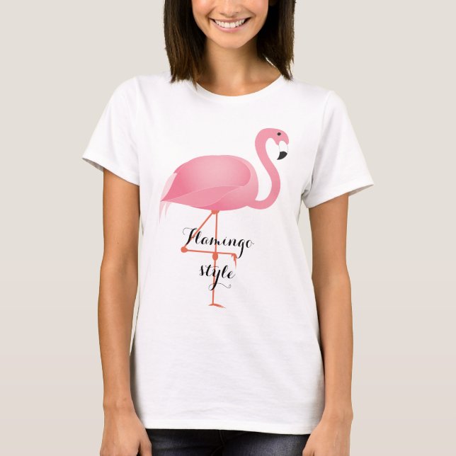 Camisa rosada de la maternidad del estilo del (Anverso)