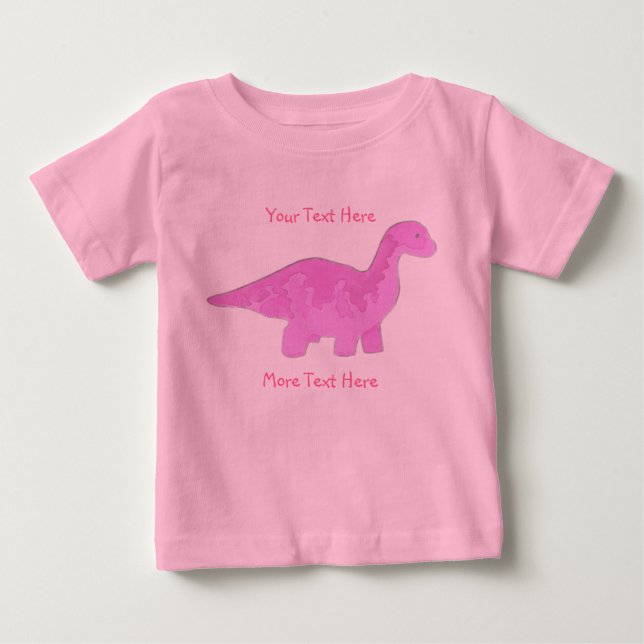 Camisa rosada del dinosaurio (Anverso)