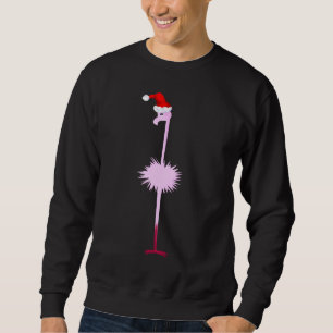 Camisa rosada del flamenco 1 del navidad