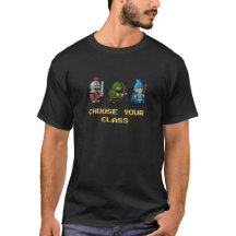 Camisa RPG Retro - Elija su clase