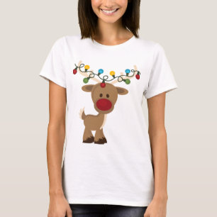 Camisa Rudolph_with_Navidades_Lights