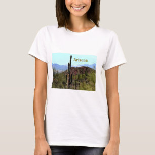 Camisa Saguaro paisaje montañoso Tucson Arizona