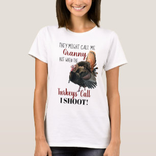 Camisa salvaje de la caza de Turquía de la abuela