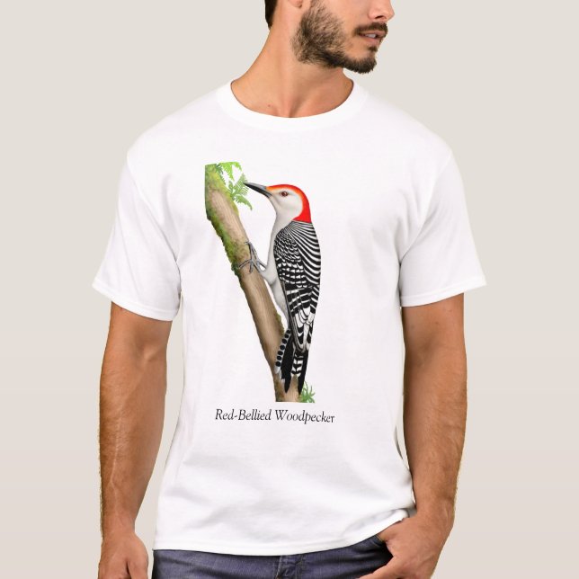 Camisa salvaje hinchada rojo del pájaro de la (Anverso)