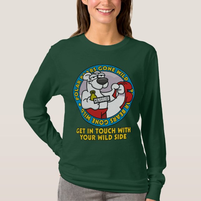 Camisa salvaje ida del oso polar (Anverso)