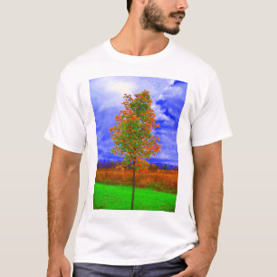 camisa saturada del árbol