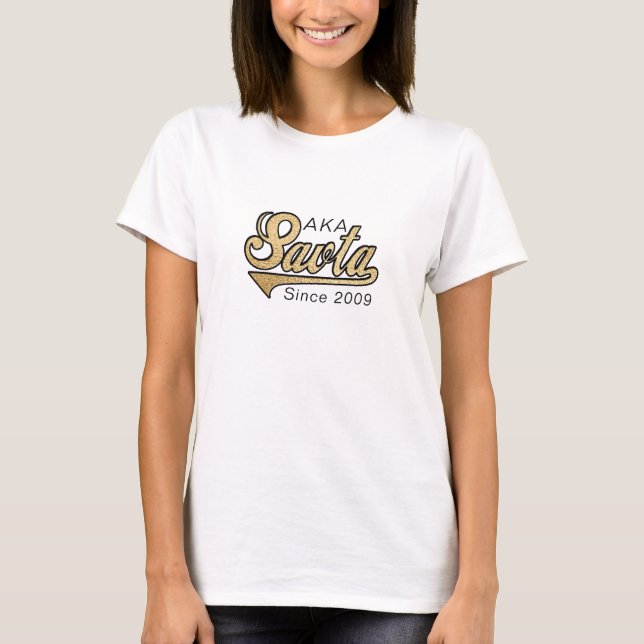 Camisa Savta "AKA (también conocida como Savta/Heb (Anverso)