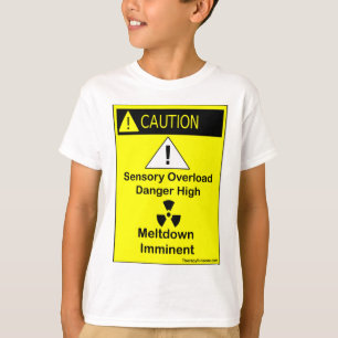 Camisa sensorial de la sobrecarga de la precaució