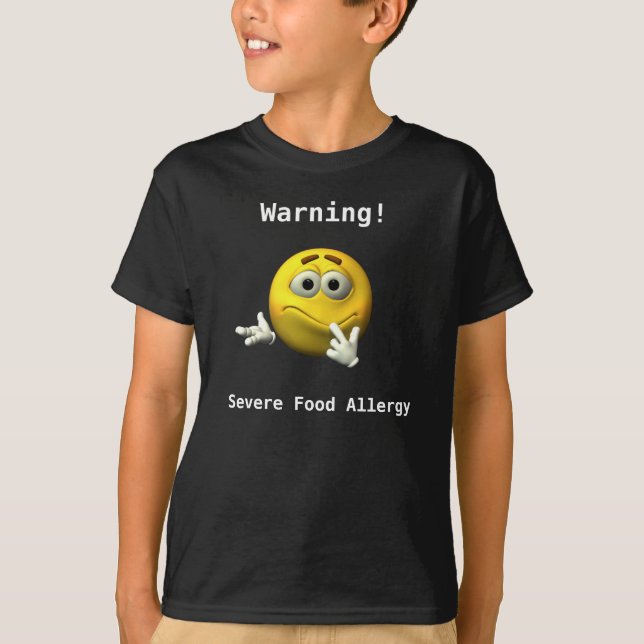 Camisa severa de la alergia alimentaria (Anverso)