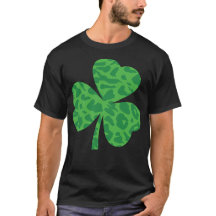 Camisa Shamrock del leopardo del Día de San Patric