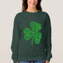 Camisa Shamrock del leopardo del Día de San Patric