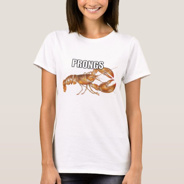 Camisa simple de los dientes para mujer (Anverso)